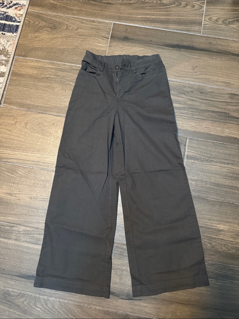 Pact Wide Leg Grey Women's Pants